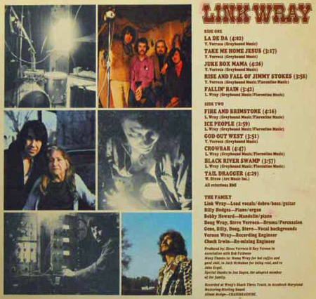Link Wray back cover